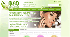 Desktop Screenshot of eva-shop.cz