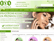 Tablet Screenshot of eva-shop.cz